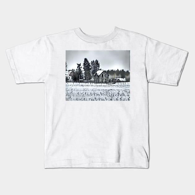 A Hazy Shade Of Winter  - Graphic 3 Kids T-Shirt by davidbstudios